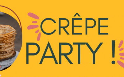 Flyer: Jeudi 5 Février – CRÊPE PARTY : Salle G.T.L. à 15h
