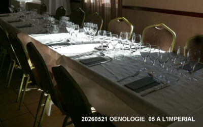 Jeudi 21 mai : Soirée Œnologie – Gascogne blanc – Costières rouge – Rosé IPG Languedoc